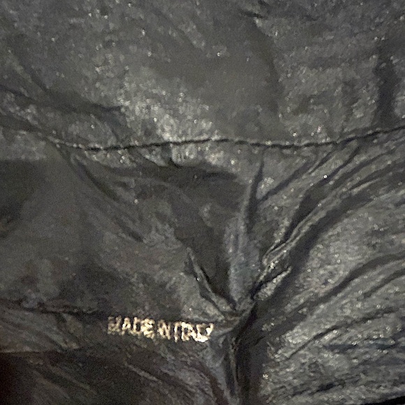 Philosophy di Lorenzo Serafini Laminated Satin Tie Belt in Black, Size S - Picture 8 of 10